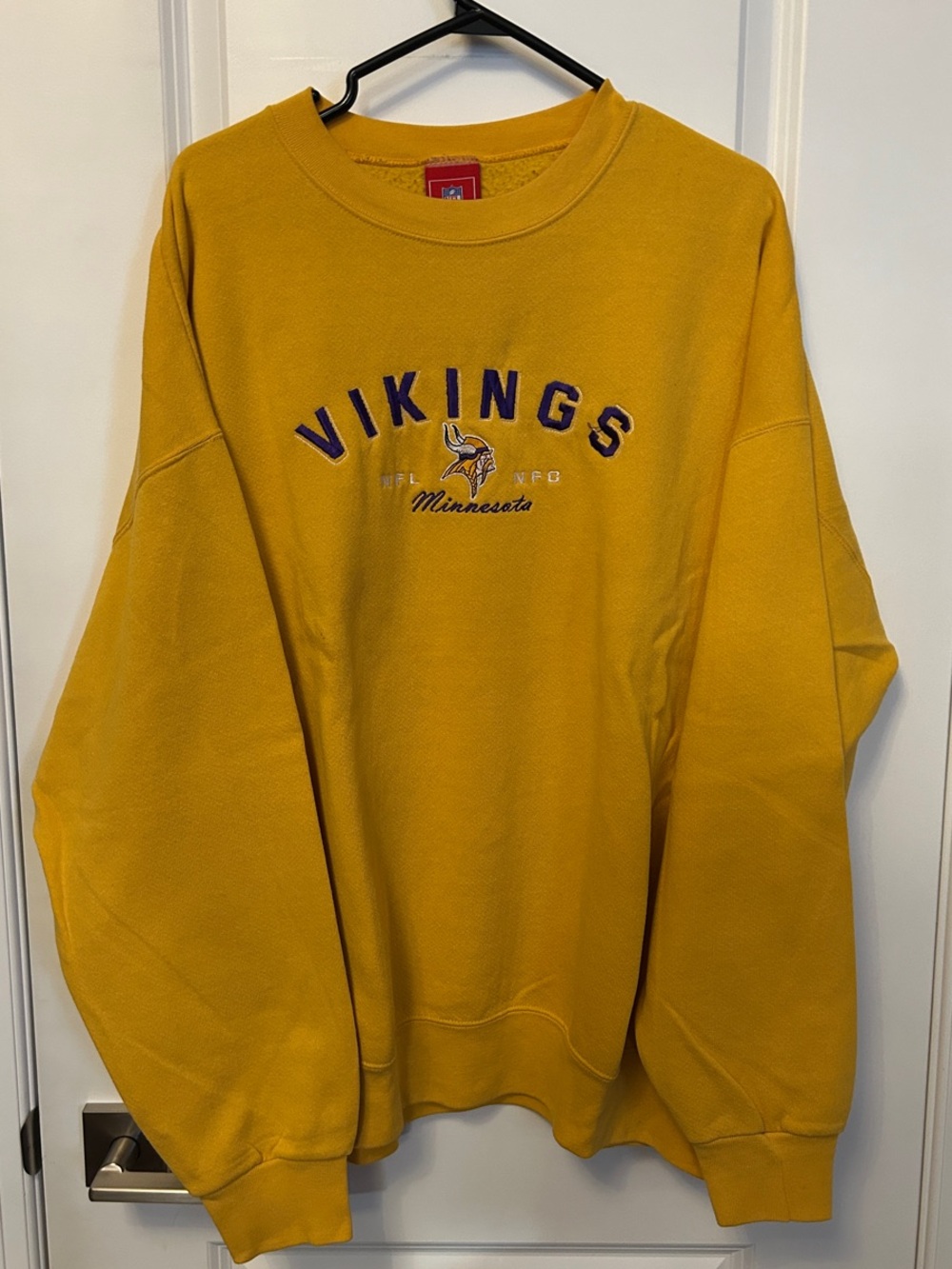 Minnesota Vikings Gold Vintage Crewneck Sweatshirt - Size XXL